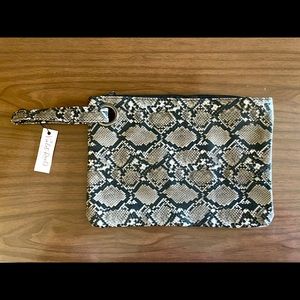 Snakeskin Clutch